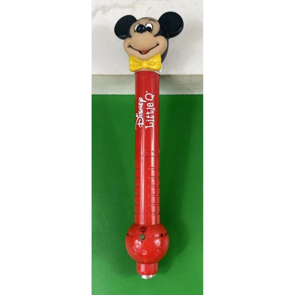 Questron Mickey Mouse Little Q Pen DISNEY Works Lights And Sounds Vintage 7